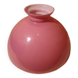 Large pink opaline lampshade
