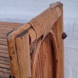 Rattan and split bamboo accent furniture