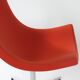Y’s swivel armchair by Christophe Pillet for Cappellini, 1990s, orange-red