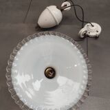 Opaline and porcelain up and down suspension