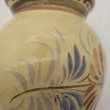 Vase Henriot Quimper . HR .A décor floral .