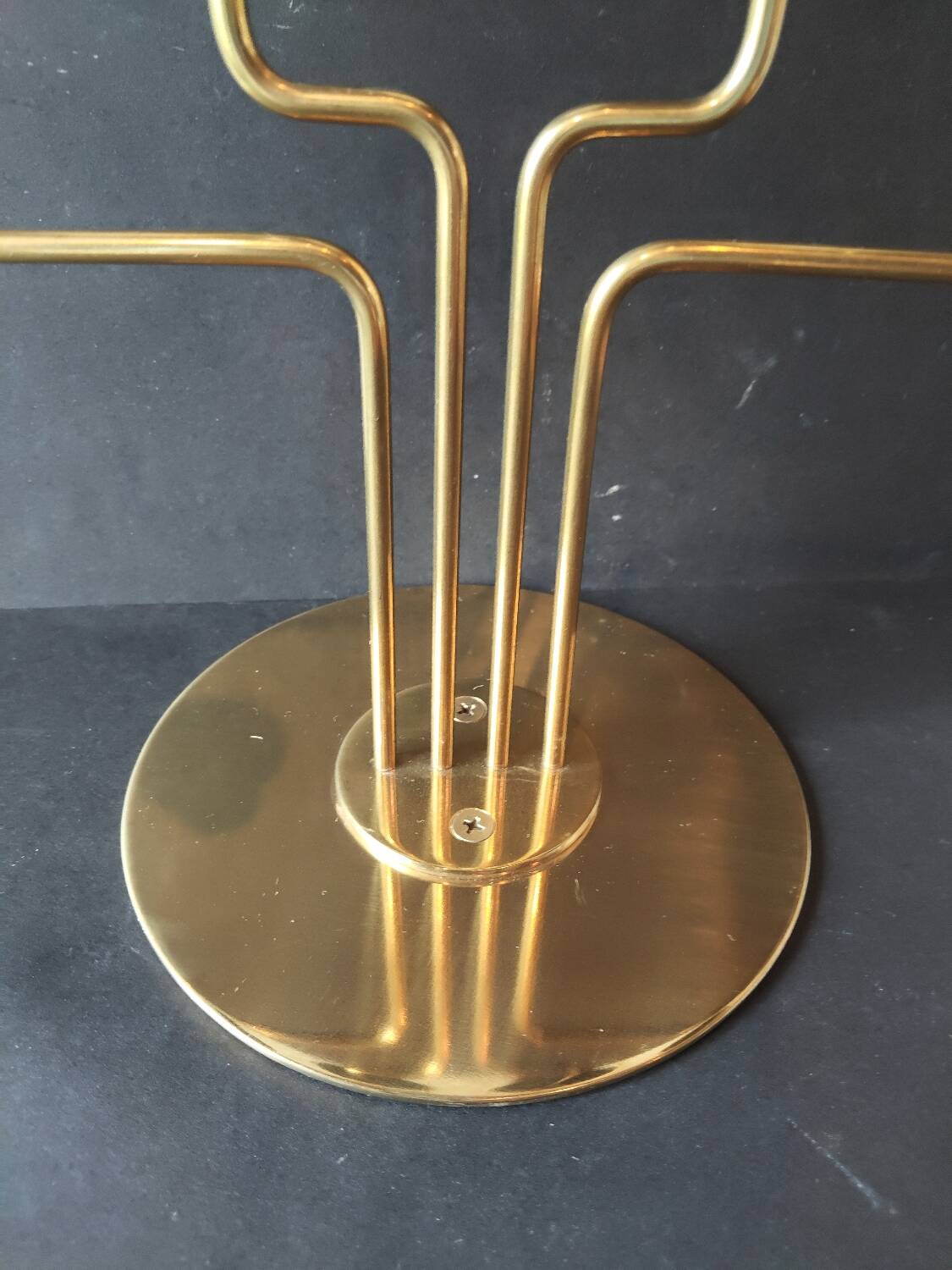 Vintage IKEA brass chandelier – 4 branches – 1990s