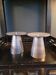 Pair of Scandinavian aluminum candlesticks