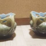 Pair of Guimard Art Nouveau Planters