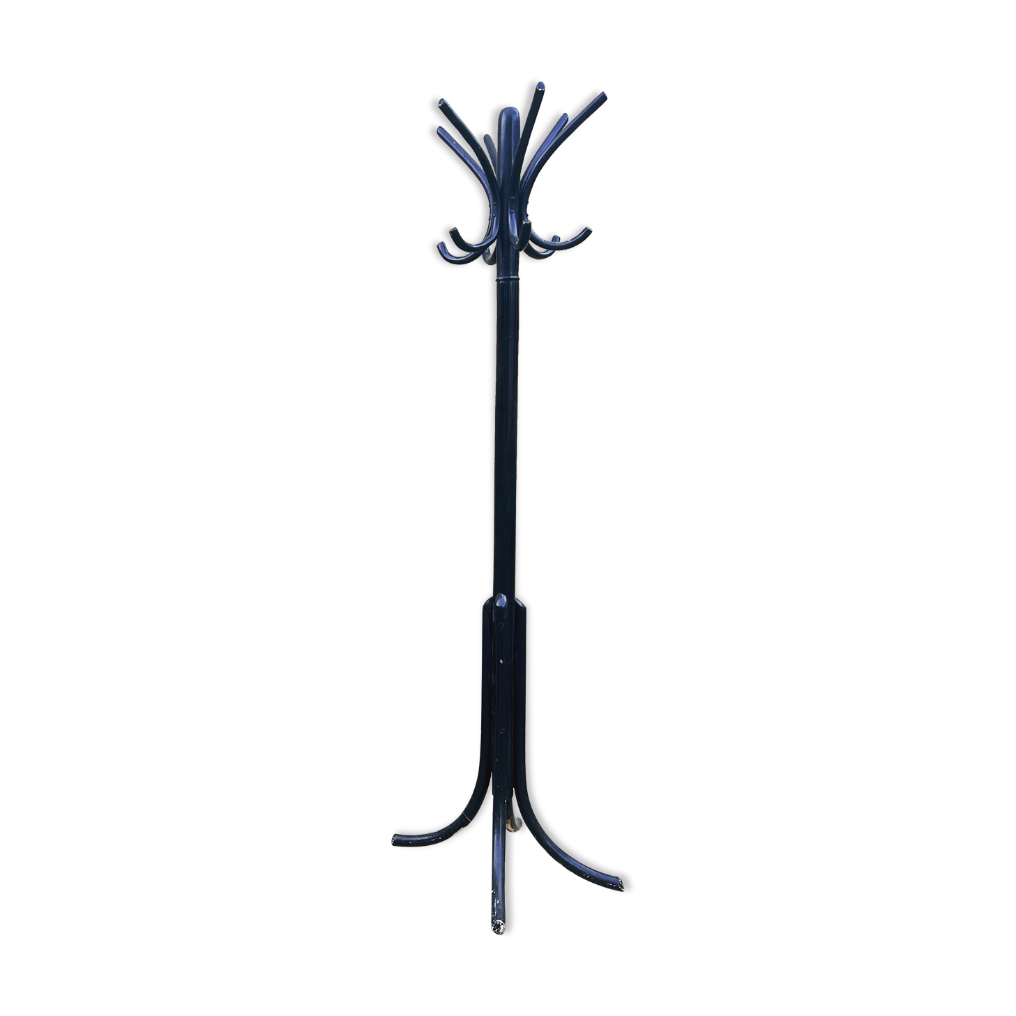 Porte manteau perroquet noir vintage