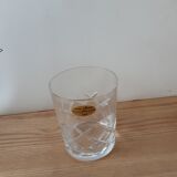 Service of 6 crystal glasses of polished Arques