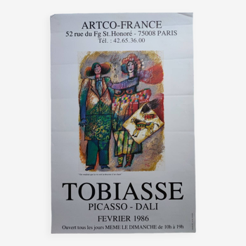 Théo Tobiasse poster exhibition 1986