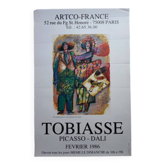 Théo Tobiasse poster exhibition 1986
