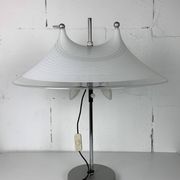 Large Dutch design space age adjustable table or desk lamp by Harco Loor, 1