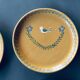 The six Piaf plates in painted terracotta