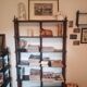 Turned wooden shelf