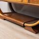 SIDEBOARD VINTAGE 30'S SIDEBOARD IN WOOD AND GLASS ITALIAN ART DECO DESIGN