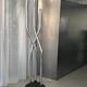 Massive Sculptural Chromed Floor Lamp, adjustable arms, Italian Collectible