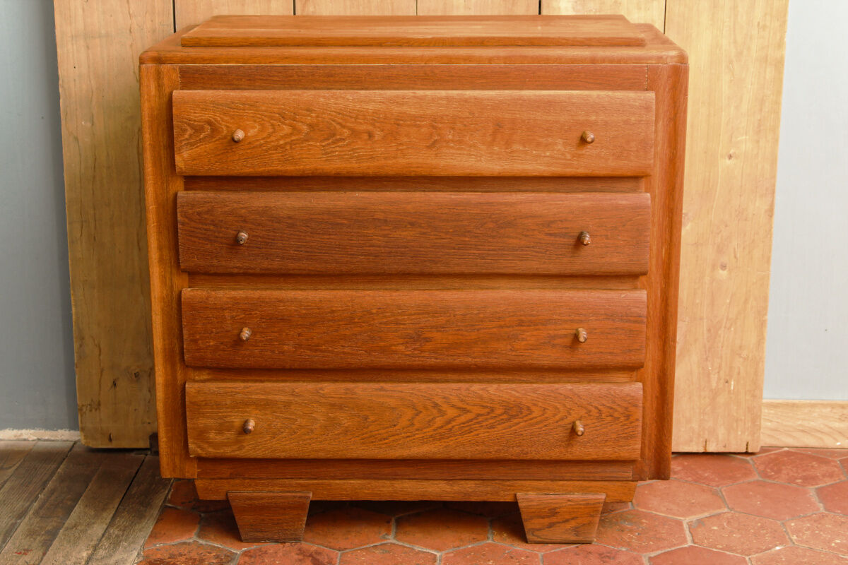 Chest of drawers light oak, 50s