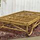 1960s rattan and bamboo daybed