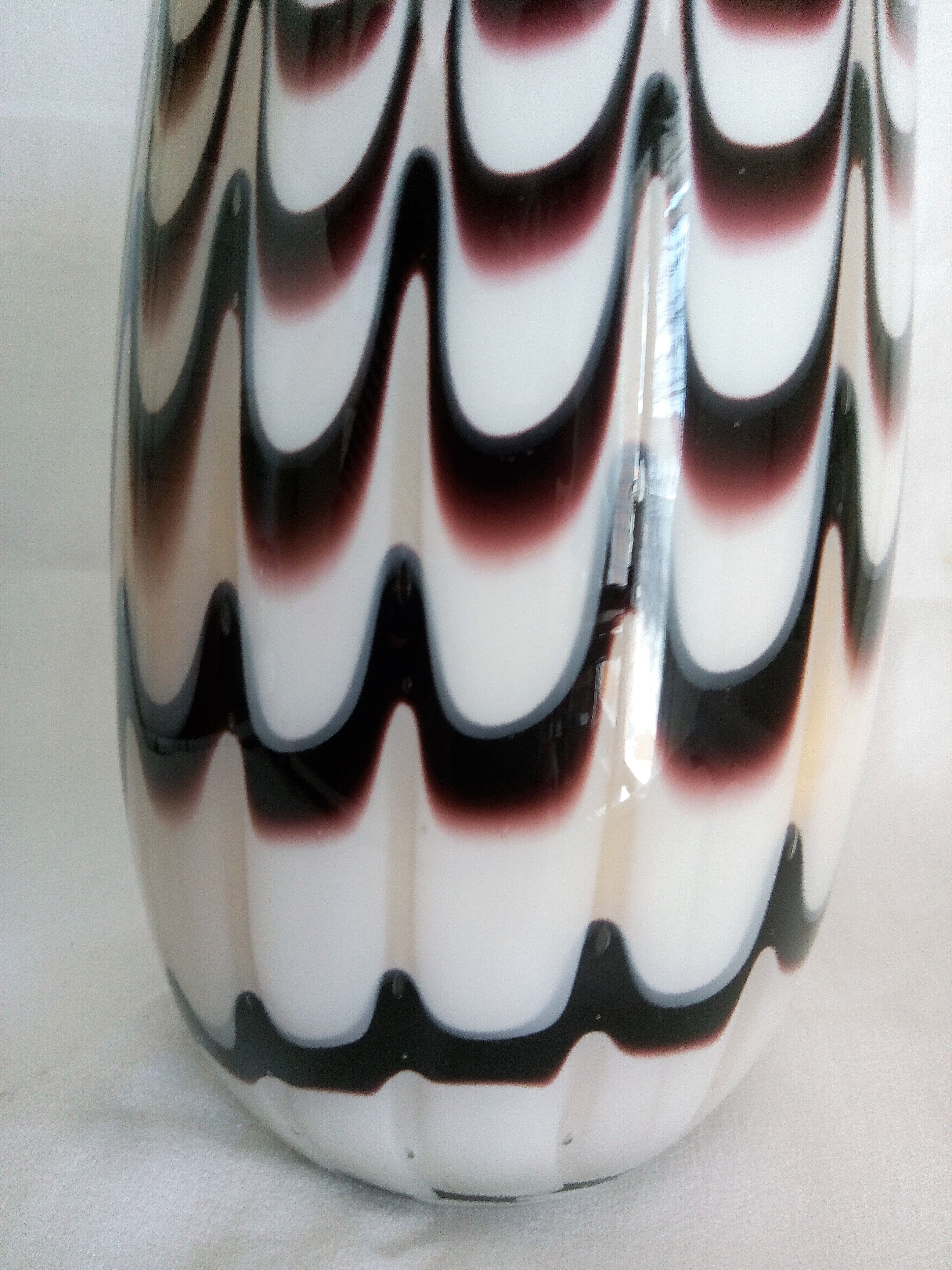 Carlo Moretti - Murano's large multi-layered glass ovoid vase