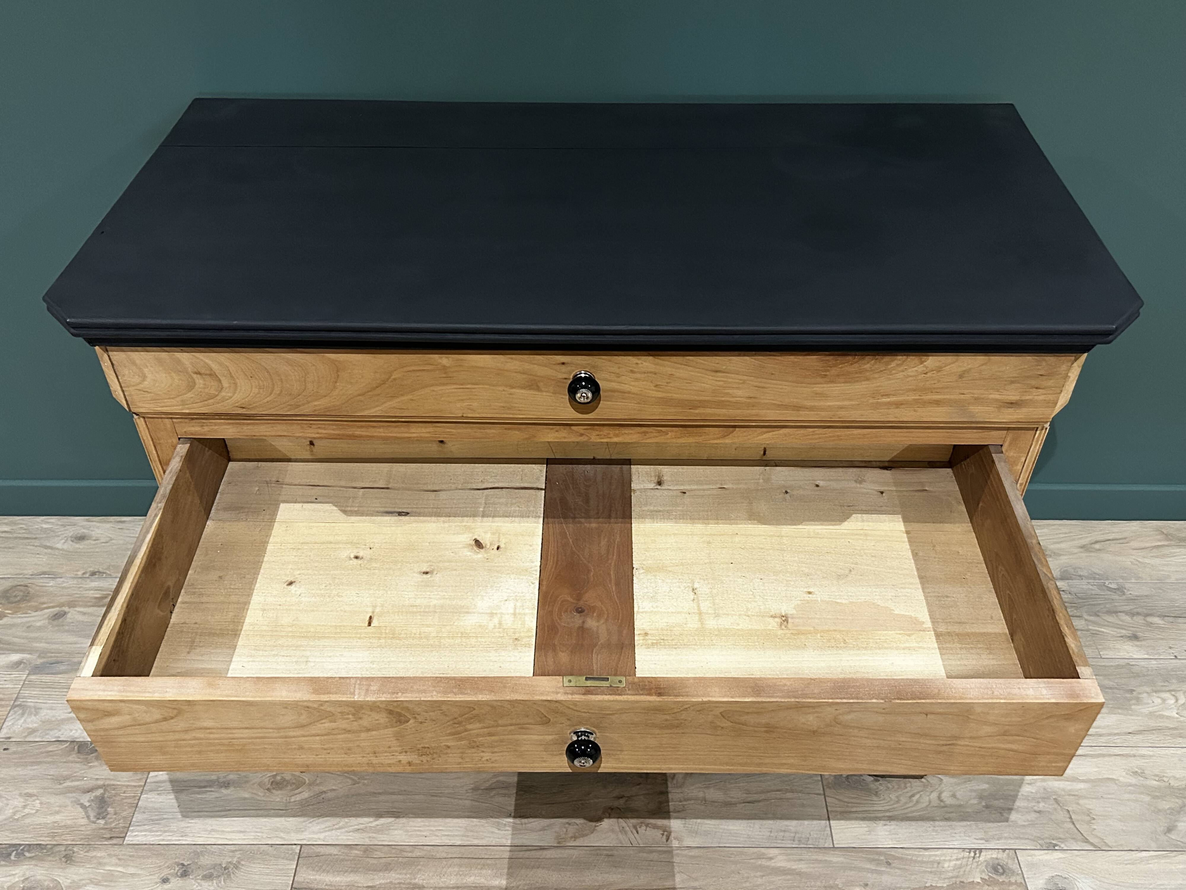 Louis Philippe solid wood chest of drawers