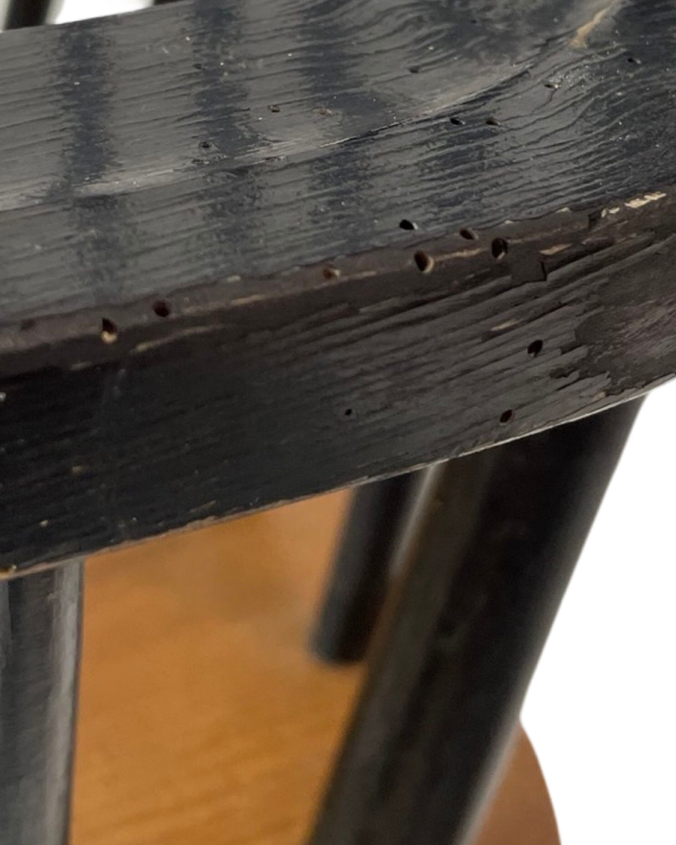Vintage easy chair with high back and armrest from the 60s
