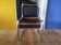 Cantilever chair / armchair Thonet in black leather and chrome metal – from
