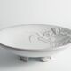 Art Deco White Earthenware Mermaid Bowl "300" by Mari Simmulson for Upsala-Ekeby