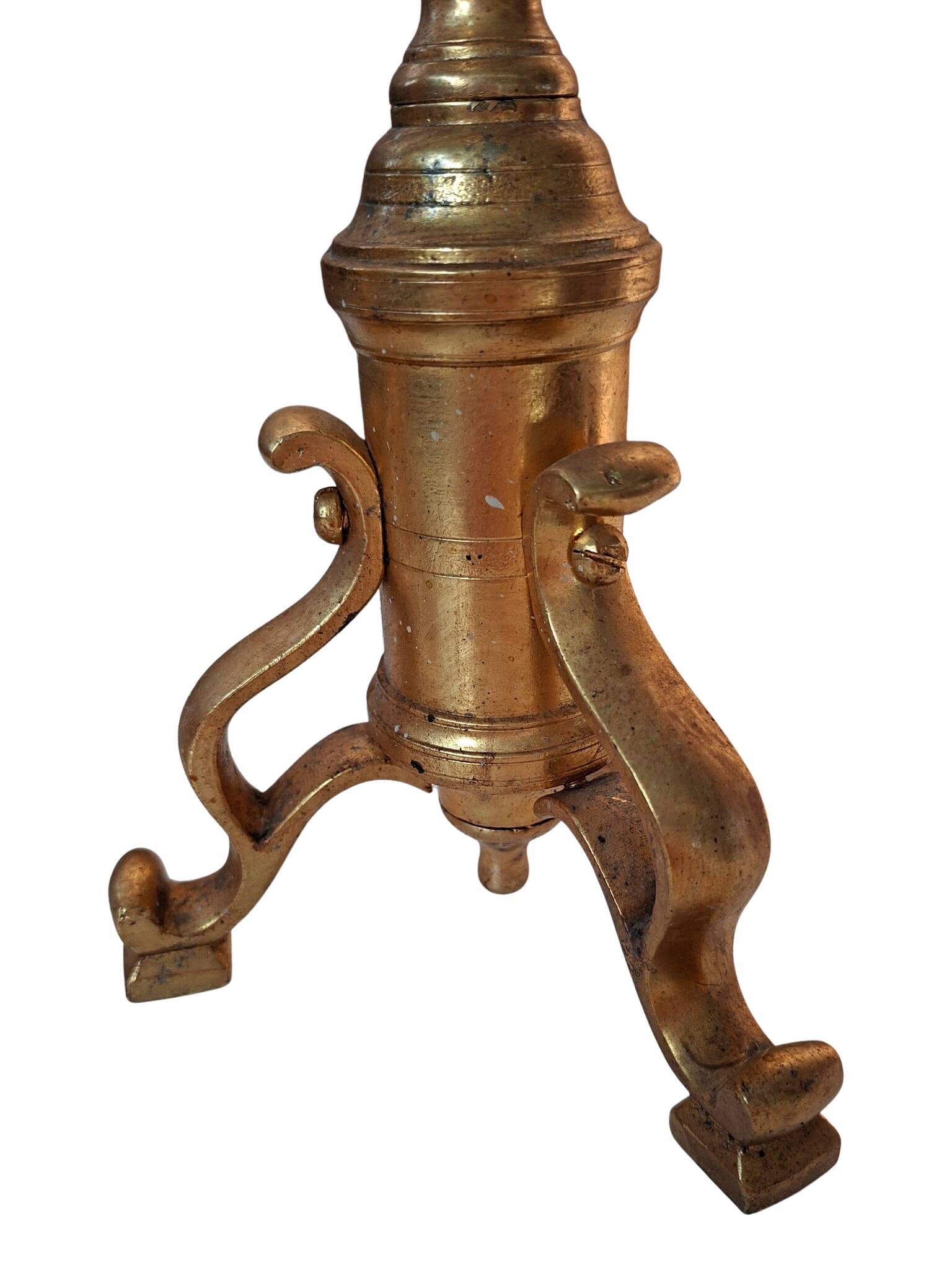 Paire de candélabres d'autel baroques