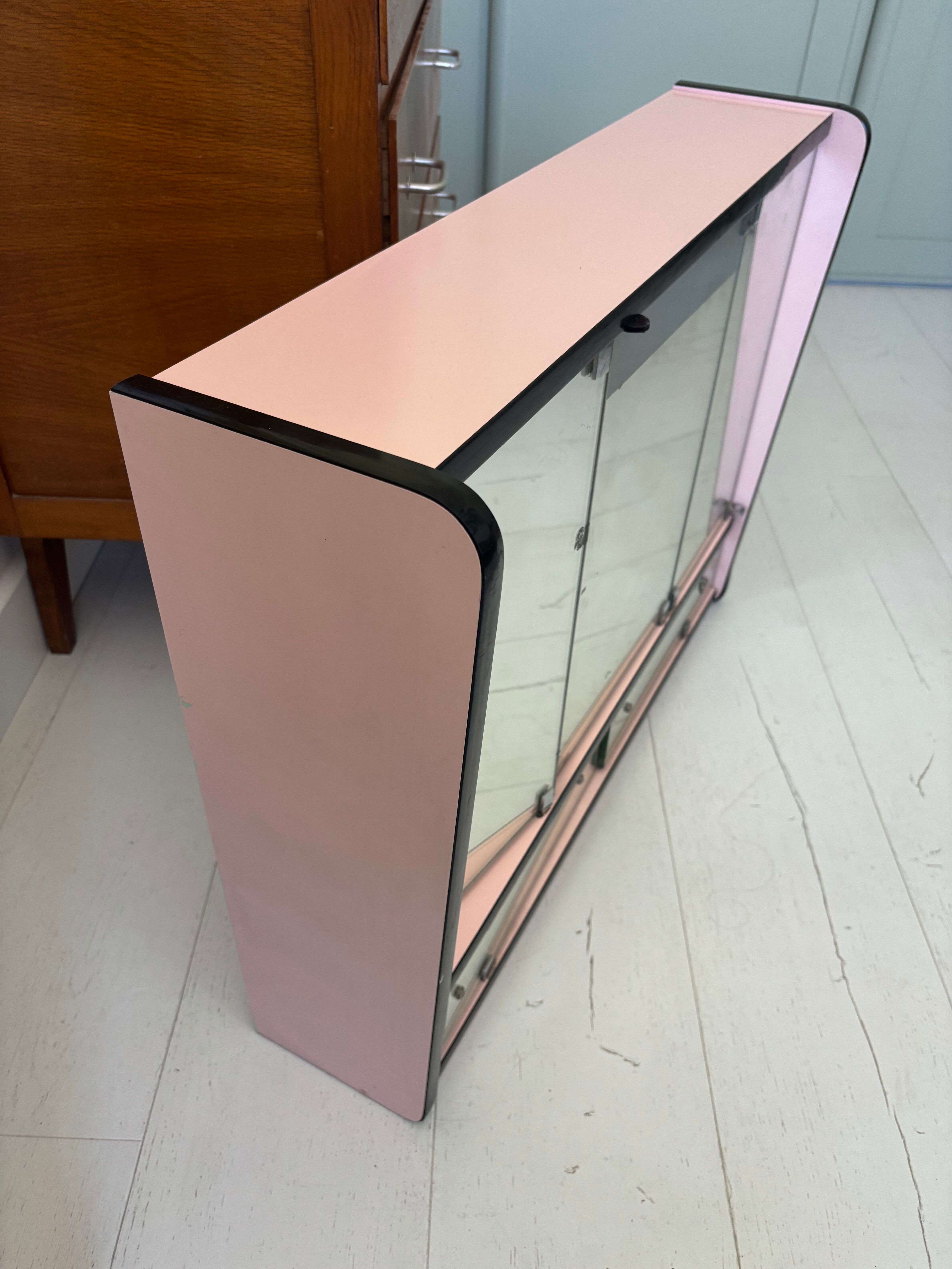 Vintage Formica bathroom cabinet