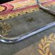1970 chrome and smoked glass coffee table