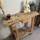 Genuine vintage wooden workbench from the 1960s stamped Grenade.