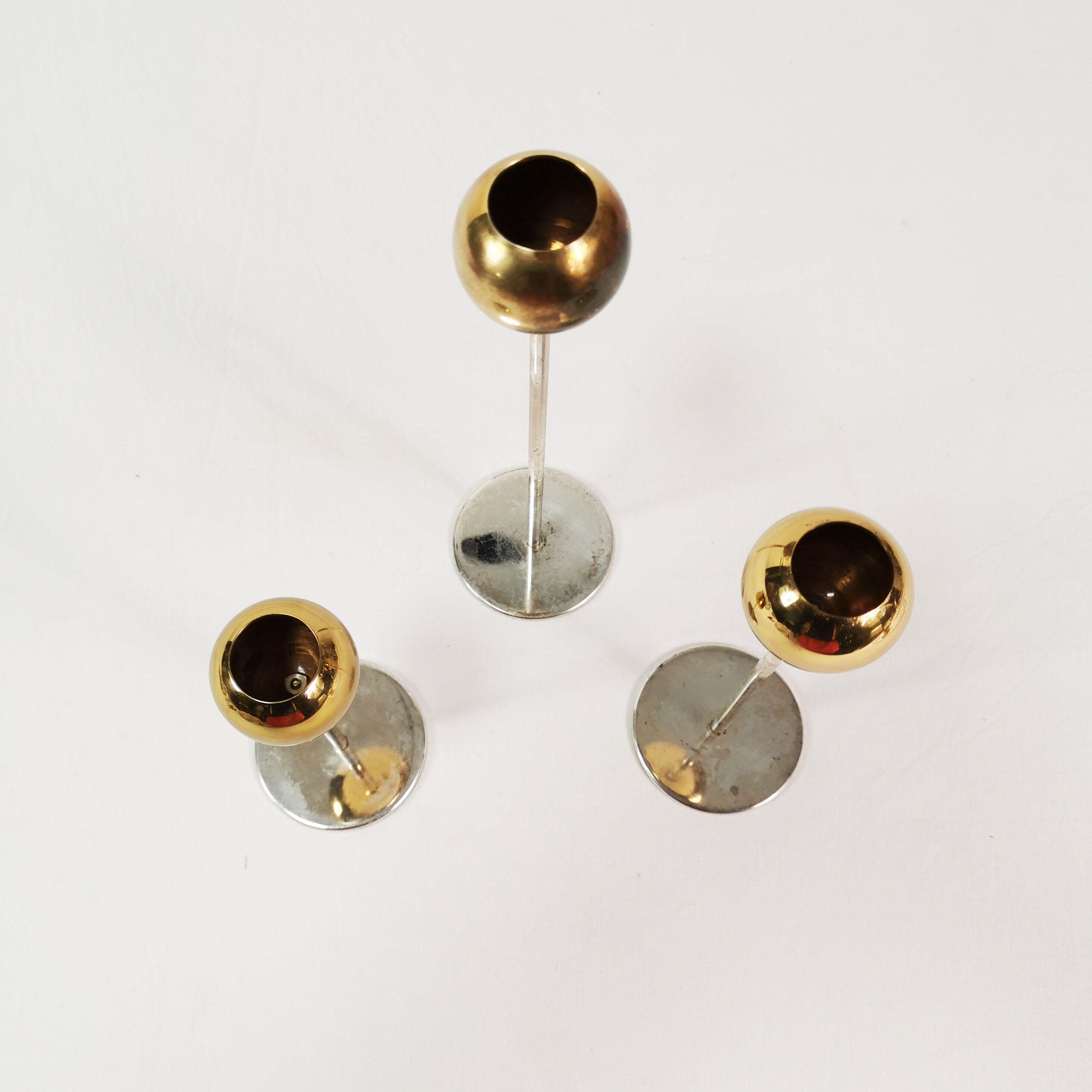 Modernist WMF candlesticks, Germany 1960s