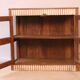 former Art Deco glazed sideboard in Burmese teak