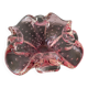 Vintage pink empty pocket ashtray in Murano by Barovier and Toso