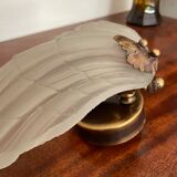 Art deco style shell wall lamp