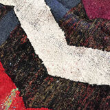 Berber carpet Kilim Boucherouite graphic multicolored 287x152cm