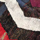 Tapis berbère Kilim Boucherouite graphique multicolore 287x152cm
