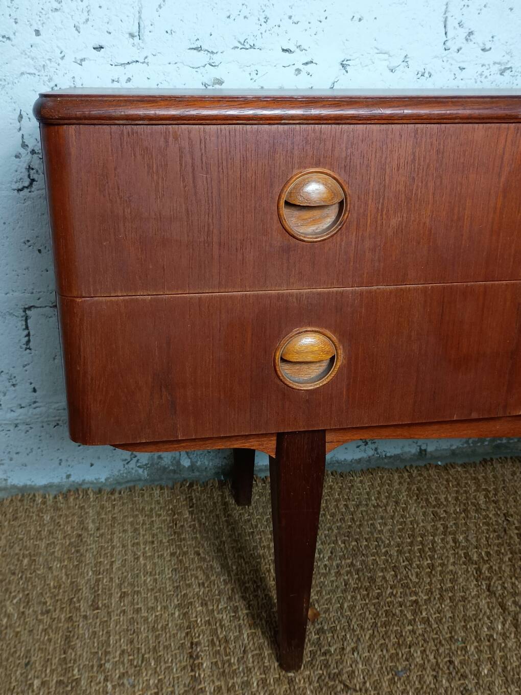 Low cabinet or small sideboard in mahogany from the 1960s.