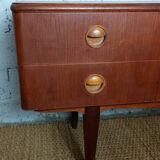 Low cabinet or small sideboard in mahogany from the 1960s.