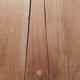 Table de ferme basse en bois brut