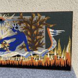 Tapestry The Boat of the Ondine, canvas 1970