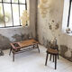 Rattan coffee table