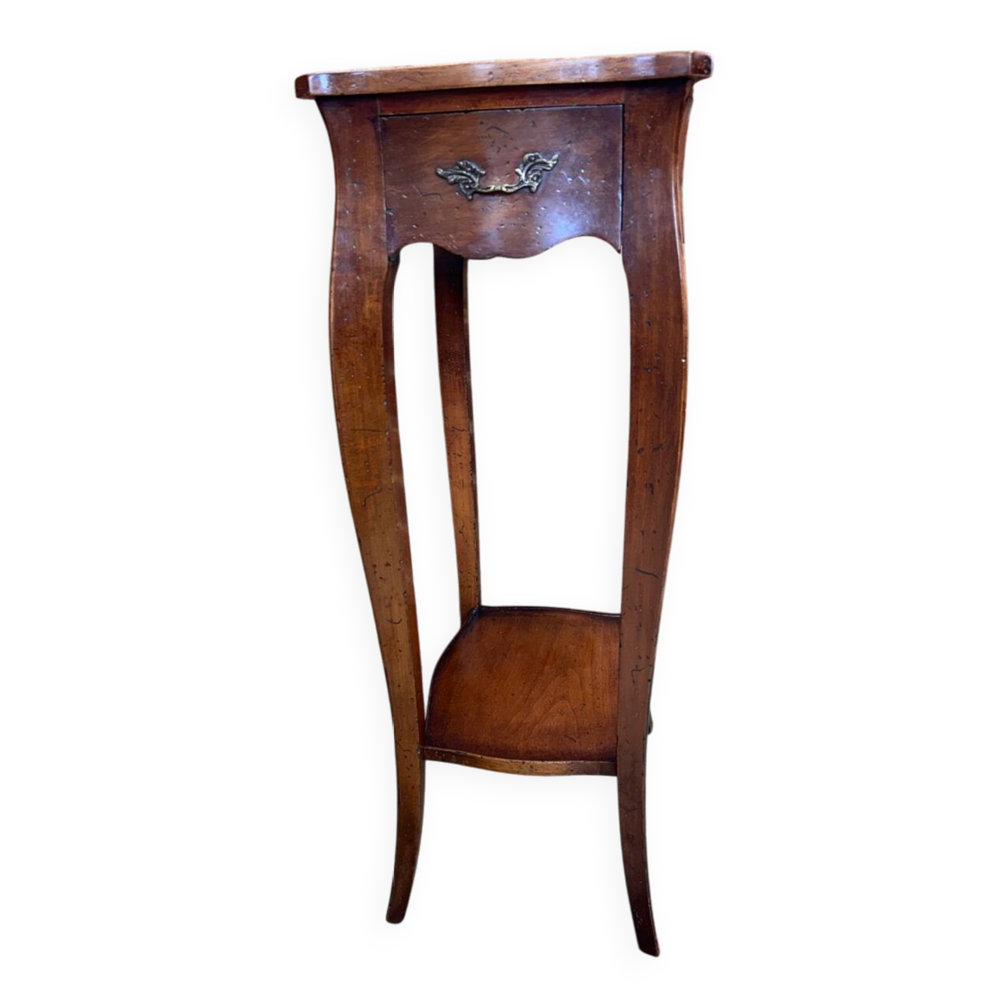 Pretty little vintage pedestal side table