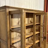 1950s school library in chestnut wood