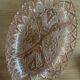 Cut glass plate
