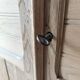 Raw oak cabinet