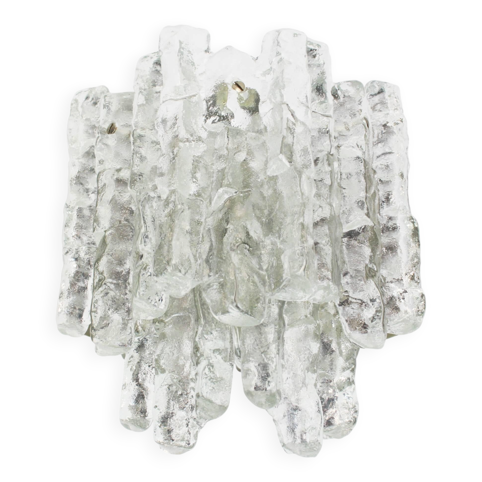 1 of 2 Large Kalmar Murano Wall Sconces, Austria, 1960s