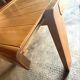Table à manger extensible Maison Regain en bois d'orme massif