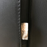 Steiner sofa bed in black leather