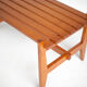 Table basse bois bois à lattes, décoration intérieur