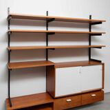 Teak wall shelf designed by Jul de Roover