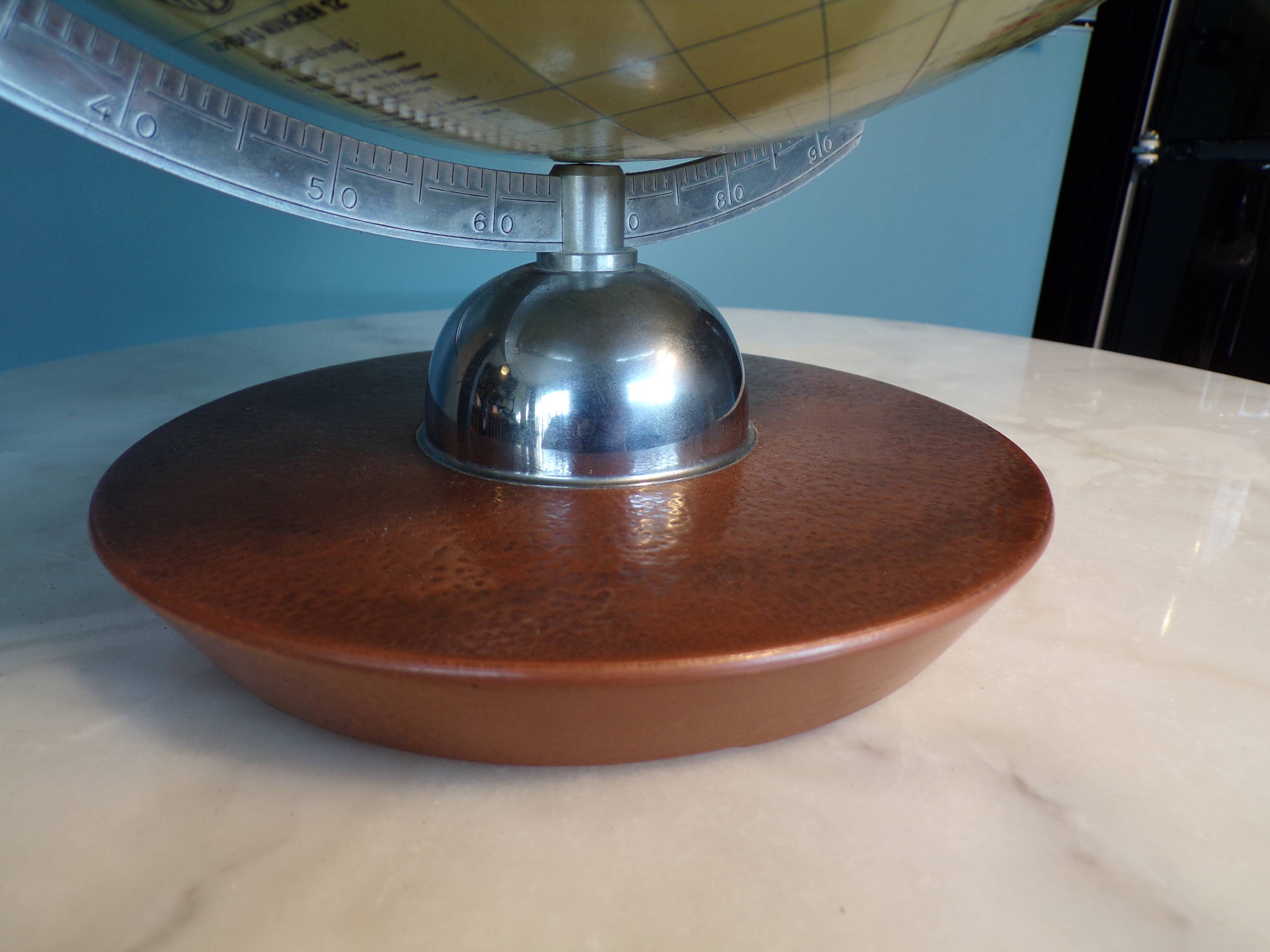 JRO terrestrial globe 1960 Ø32cm