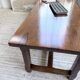 Table de ferme campagne noyer massif XL 250cm